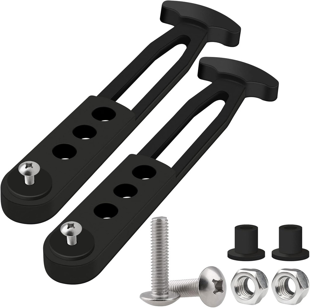 2 Pack Boat Telescoping Ladder Rubber Strap, Boarding Fixed Lock Belt Adjustable