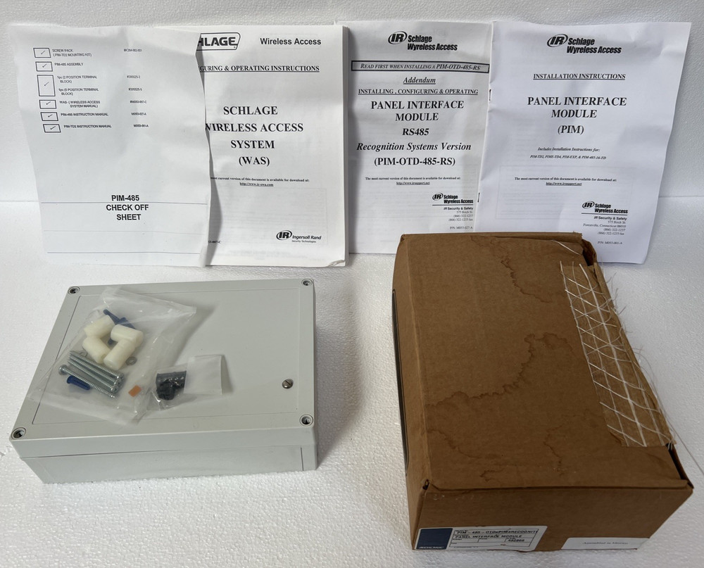 Schlage PIM-OTDx-PIM 4 RECOGNITION 485-RS Panel Interface Module Rare!