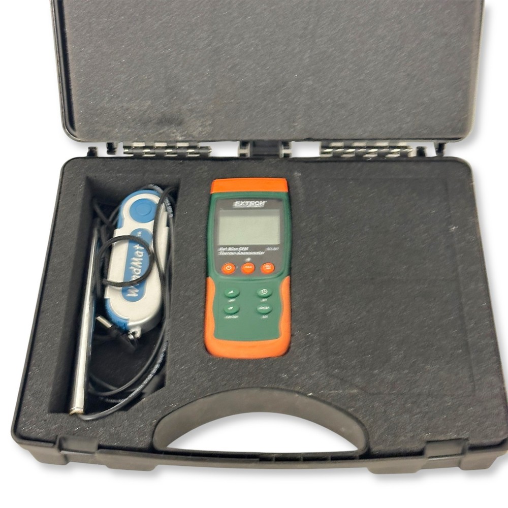 Extech SDL350 Hot Wire Anemometer Datalogger & WindMate WM-100 Wind Meter