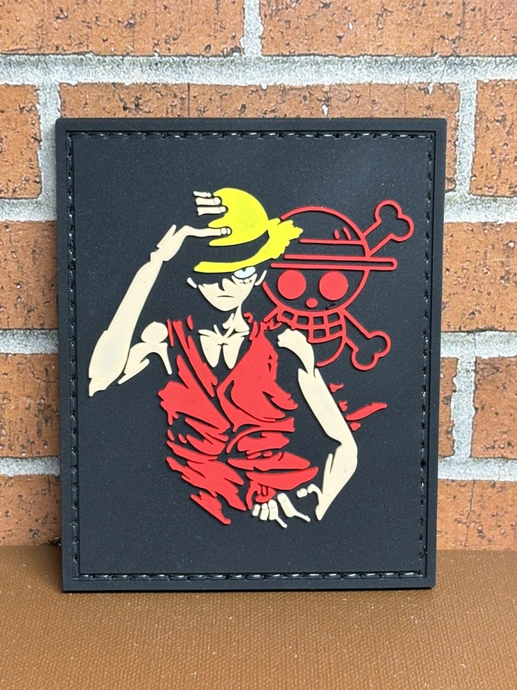 Tactical PVC Patch - Straw Hat One Piece Patch - Morale Pirate Luffy Patch