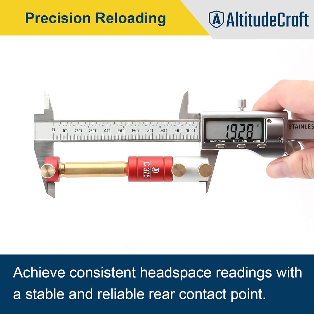 Anvil Base Kit Headspace Measurements Stable Platform Precision Reloading Ogive