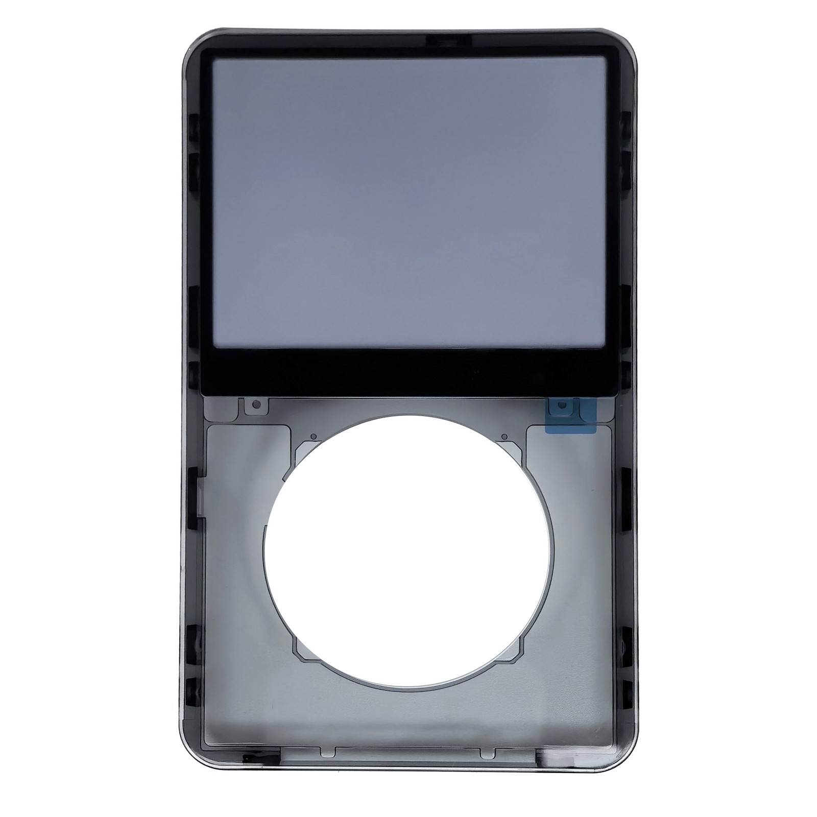 Clear Gray Face Plate For Apple iPod Classic 5th Gen 5.5 Front Video 30GB 60 80