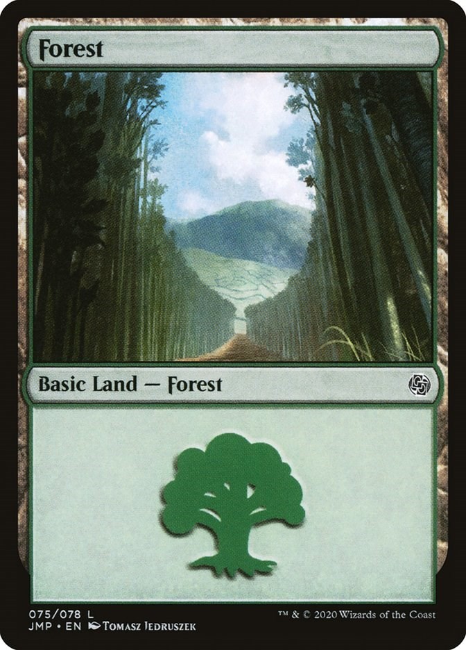Forest (075) Jumpstart 75 MTG NM