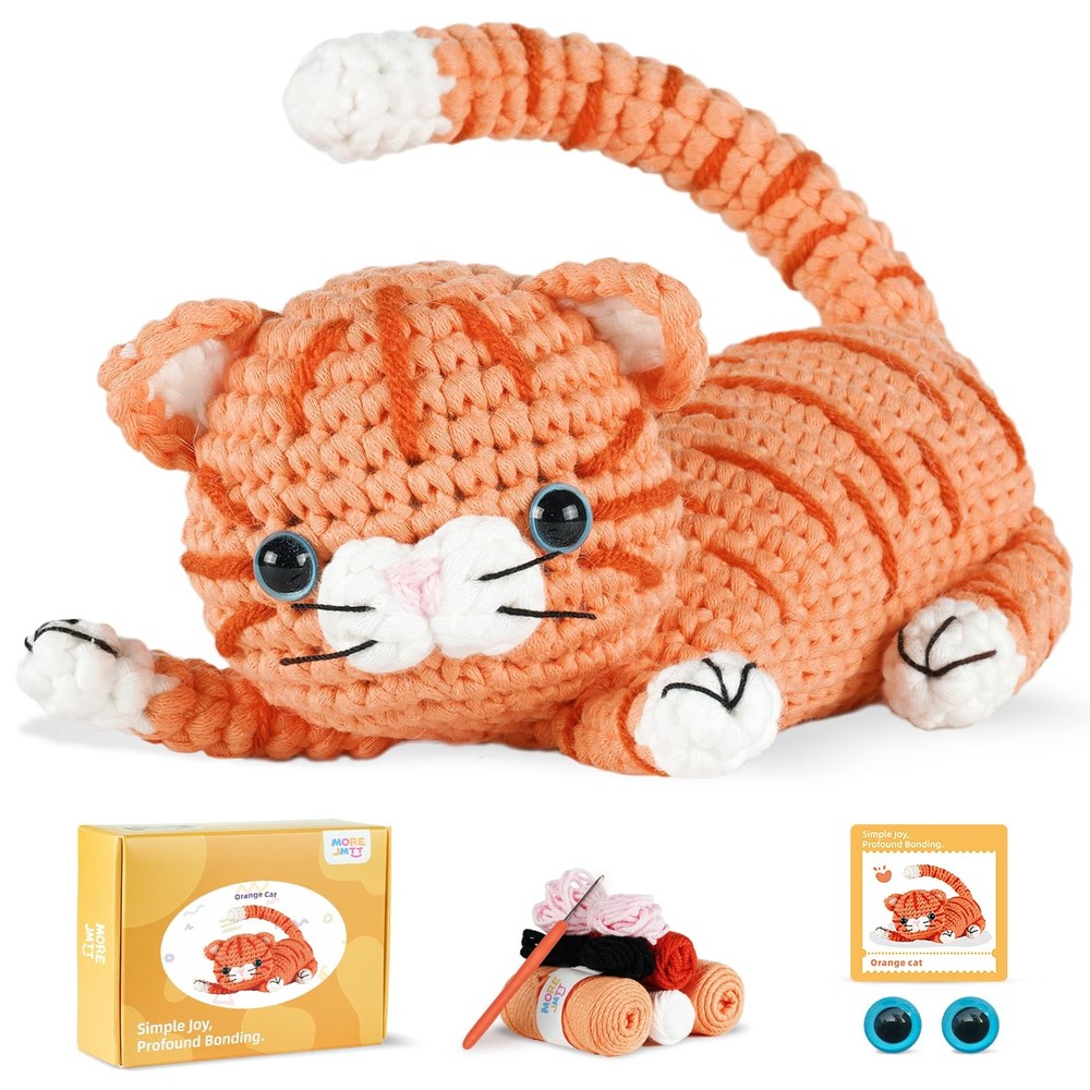 Crochet kit for Beginners Adults, Learn to Crochet, Include Easy Knitting Sof...