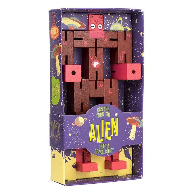 Alien to Cube 3D Puzzle Professor Puzzle New