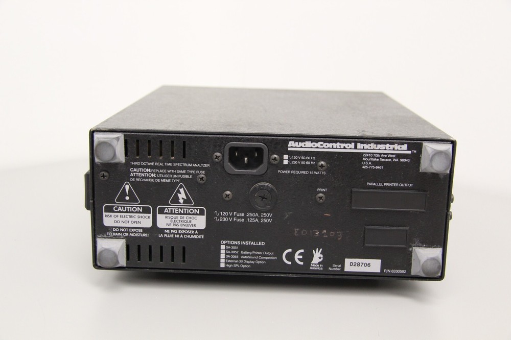 Audio Control Industries SA-3051 Real Time Spectrum Analyzer