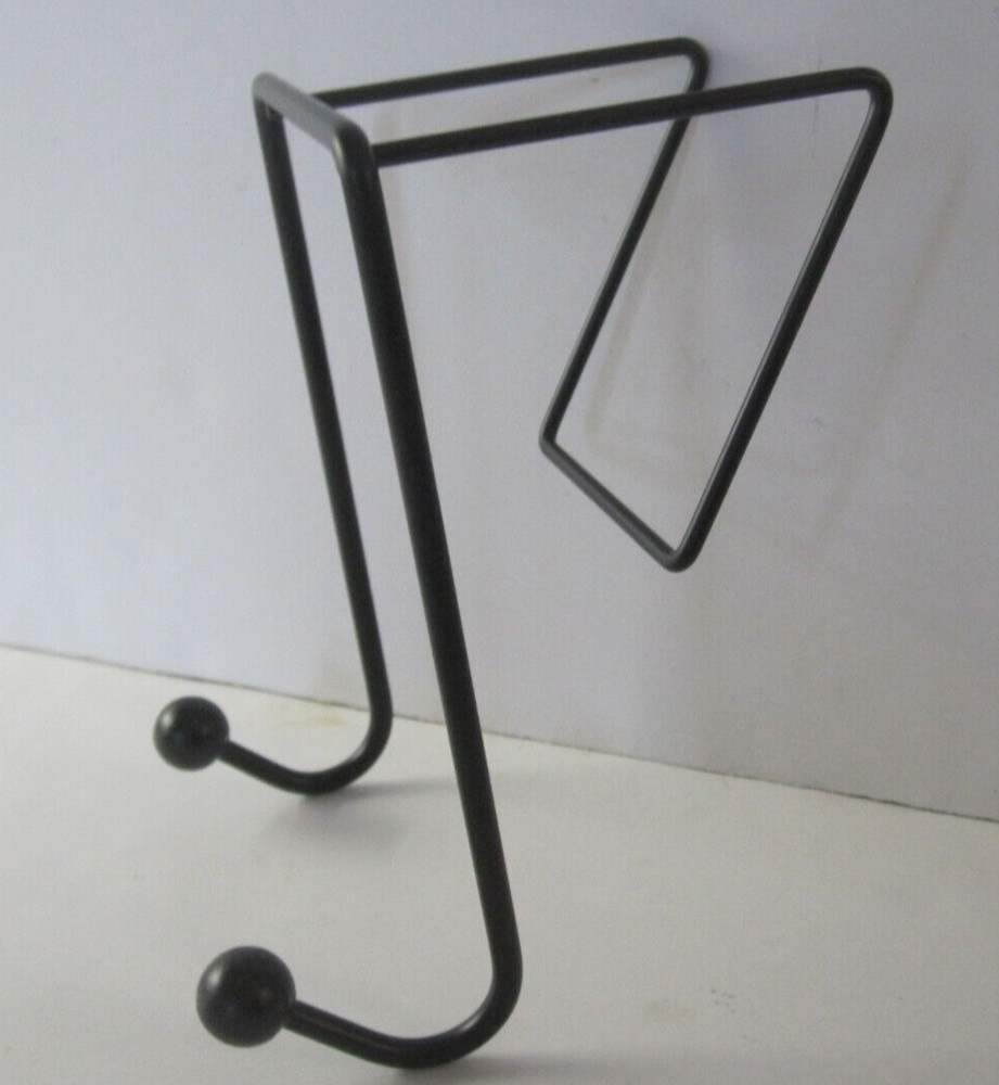 Officemax Partition Wire 2 Coat Hook Black New