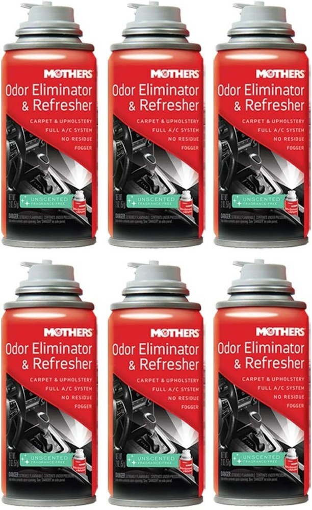 Mothers Odor Eliminator & Refresher, Unscented (6 Pack)
