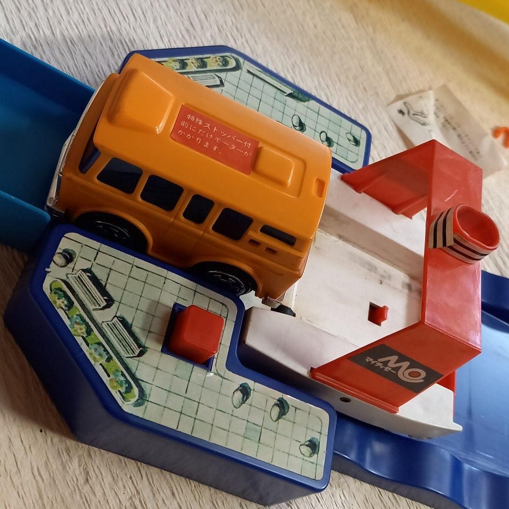 Mighty Moe Tiny Ferry Set Showa Retro Toy