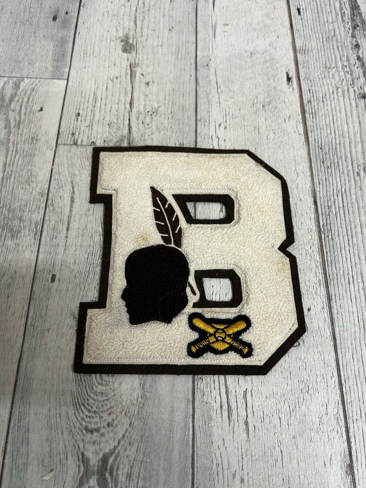 VTG Saint Bonaventure university Letterman’s patch baseball Brown Chenille Patch
