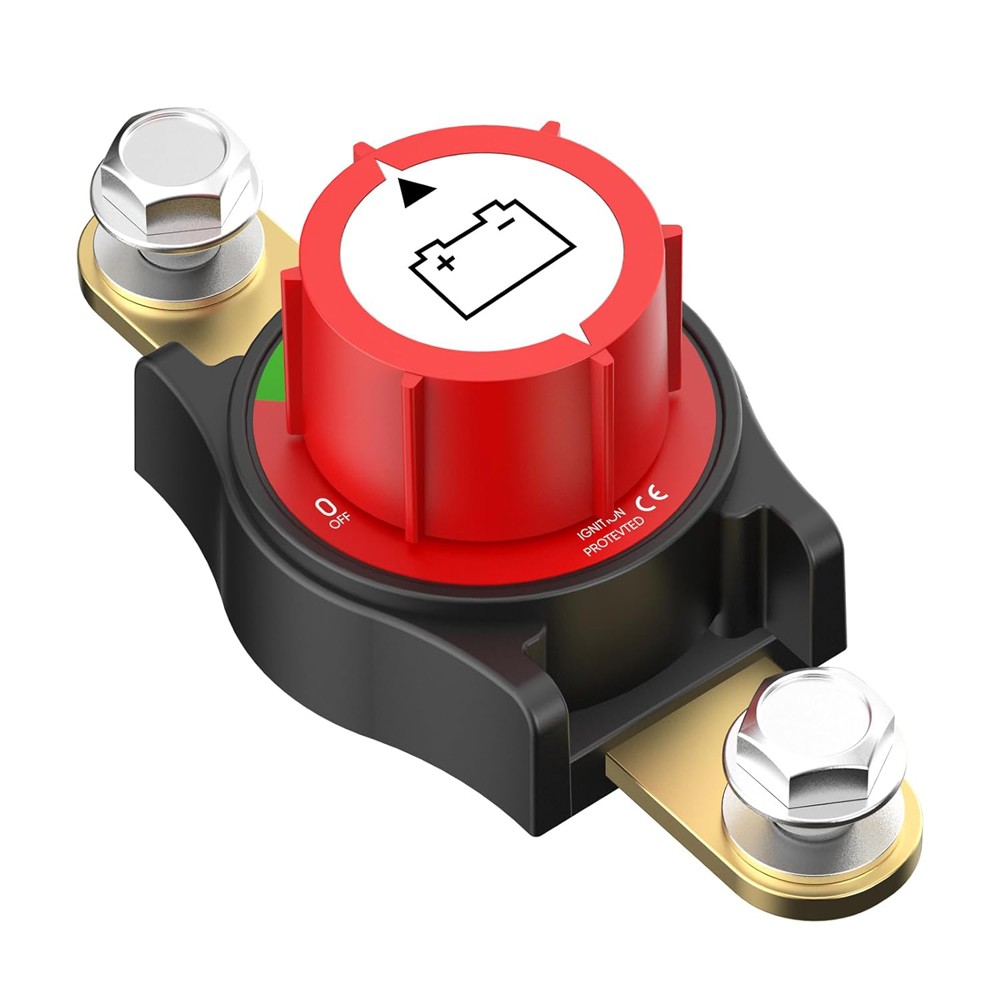 Side Post Battery Disconnect Switch 12V-48V Kill / Cut Off Switch For Car RV US