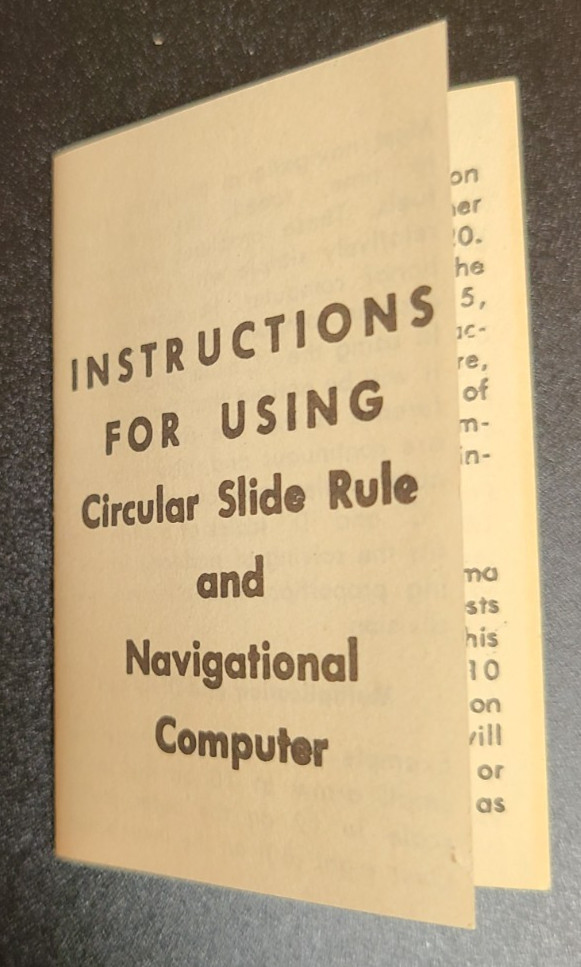 Vintage Lockheed Rigid Rotor Circular Slide Rule