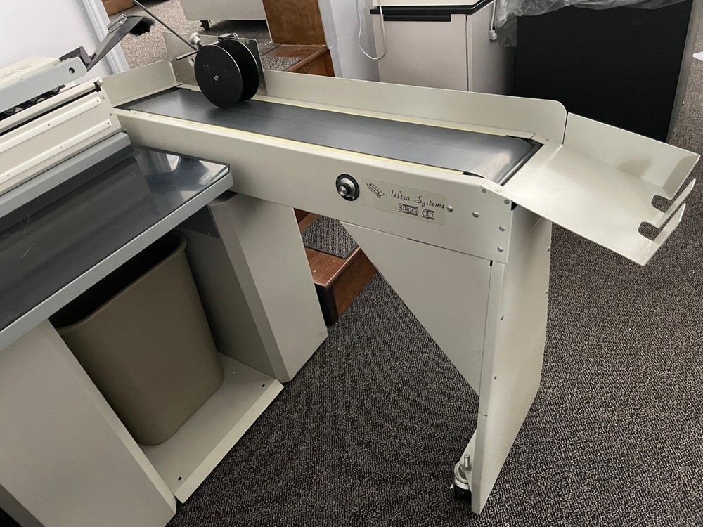 Envelope Opener with Stand and Collection Conveyor; Milling Technology