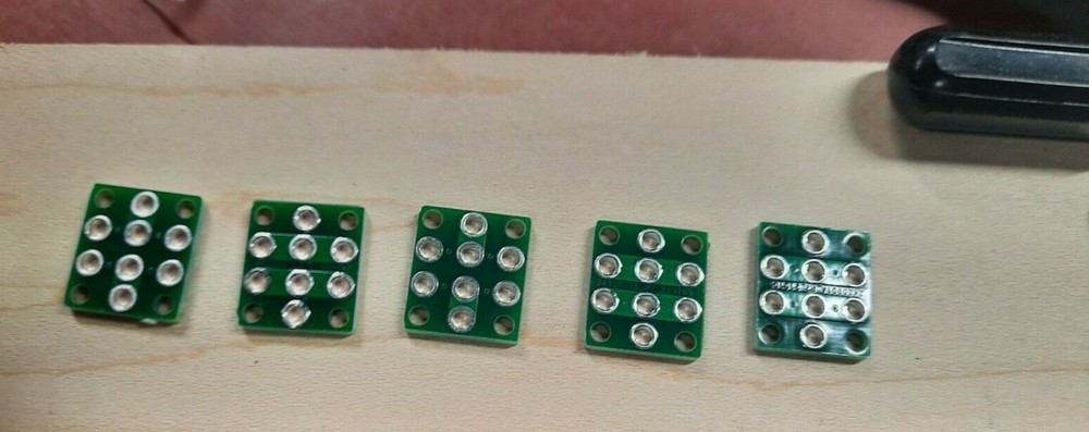 5 pcs Tiny 1-2 Component PCB Prototyping Breadboard DIY ROHS SIMPLE CIRCUIT
