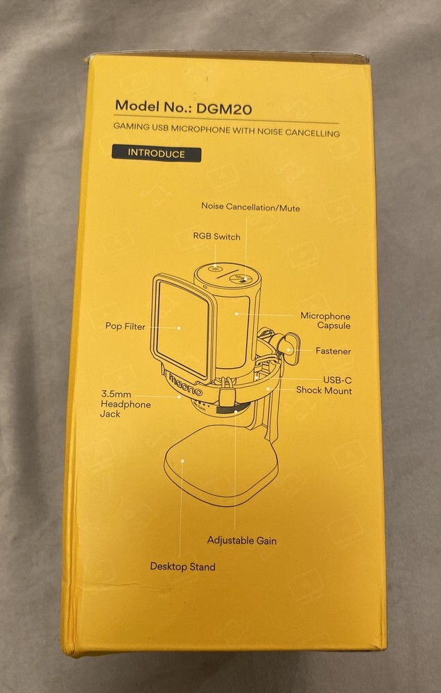 GAMING USB MICROPHONEWITH NOISE CANCELLING DGM20