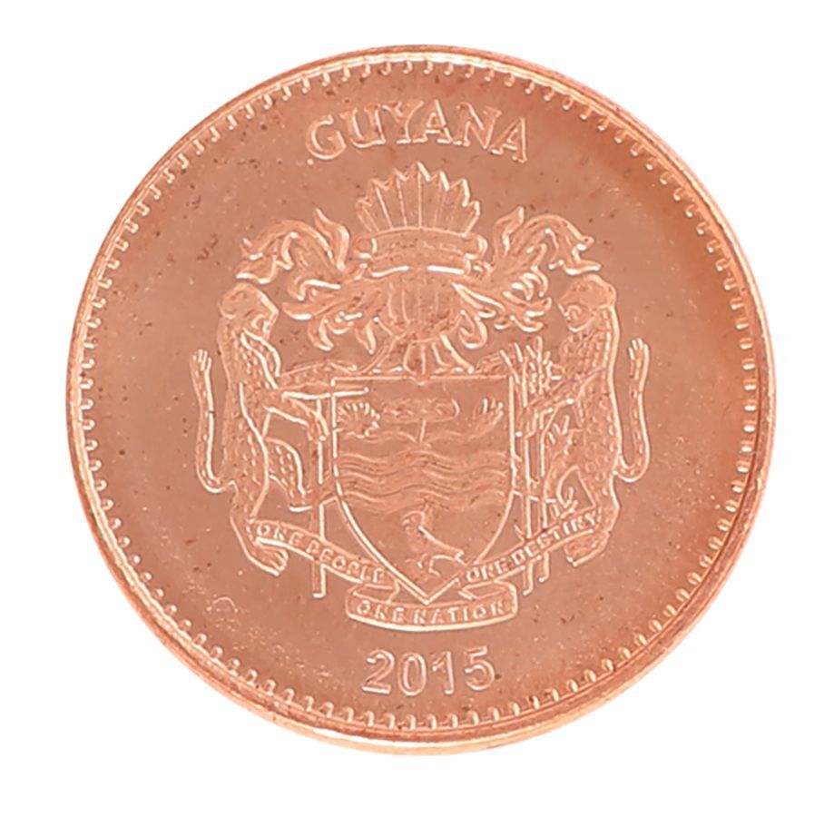 Guyana 1 Dollar, 2015, KM #50, Mint