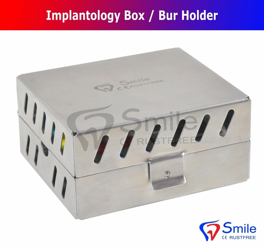 3 PCS Dental Surgical Instruments Empty Sterilization Box For Surgical Implants