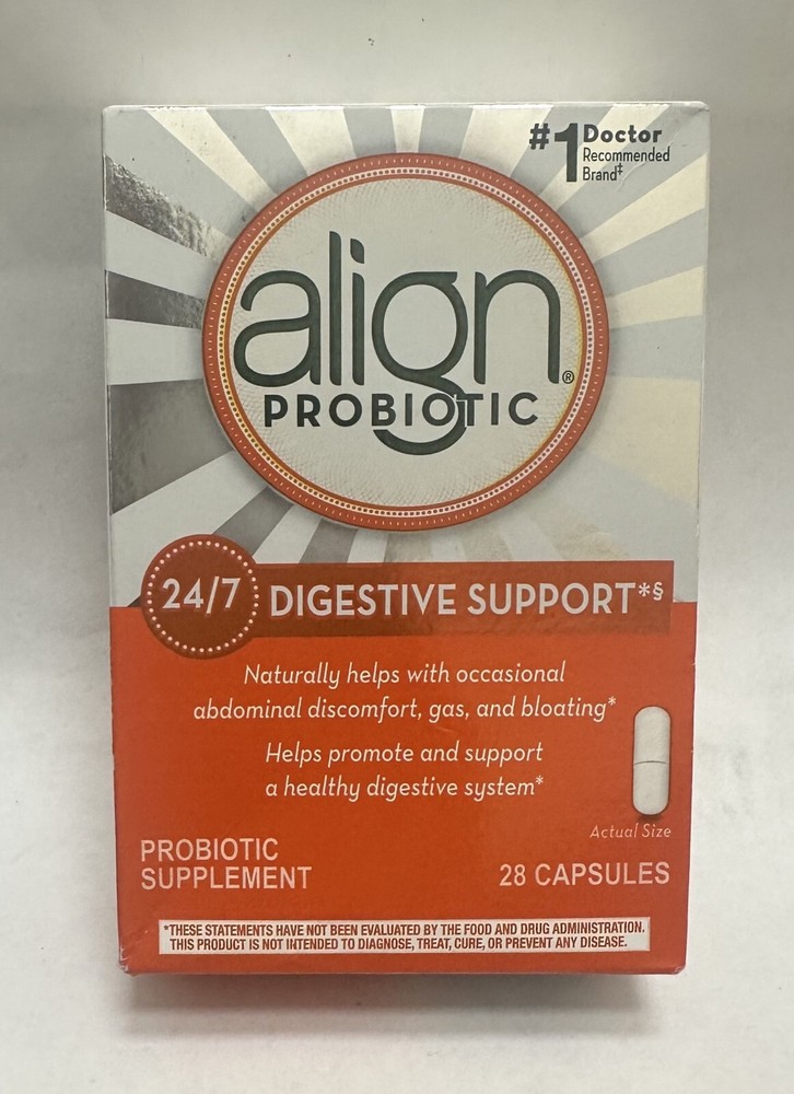 Align Probiotic Digestive Support Supplement 28 Capsules – Exp 06/2026+