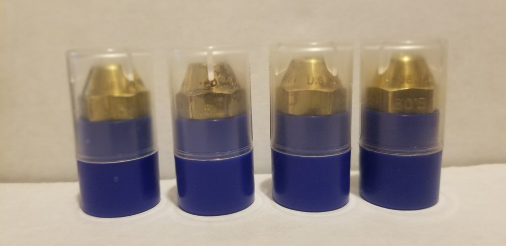 FOUR (4) 1.35-60B SOLID DELAVAN OIL BURNER NOZZLES (Shipment Within 24 Hours)