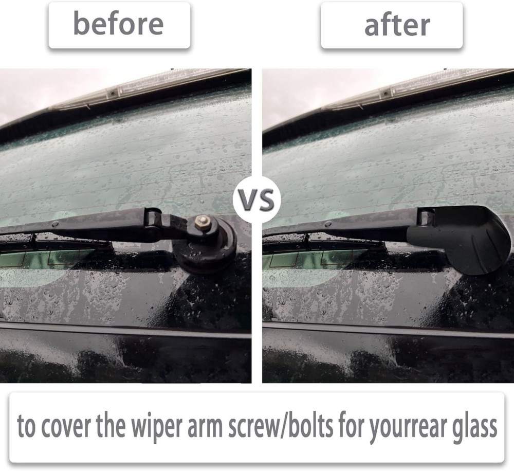 Rear Windshield Wiper Arm Nut Cover Cap Replacement, 1 pc 86538AG070