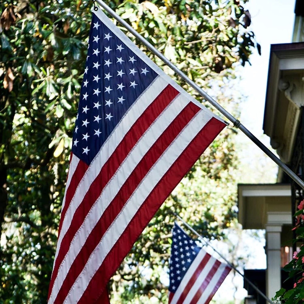 American and Texas State Flag Combo SET 3X5 FT 150D POLYESTER