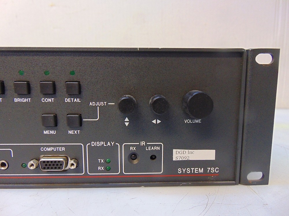 Extron 7SC System Switcher & Integrated Video Scaler - S7092
