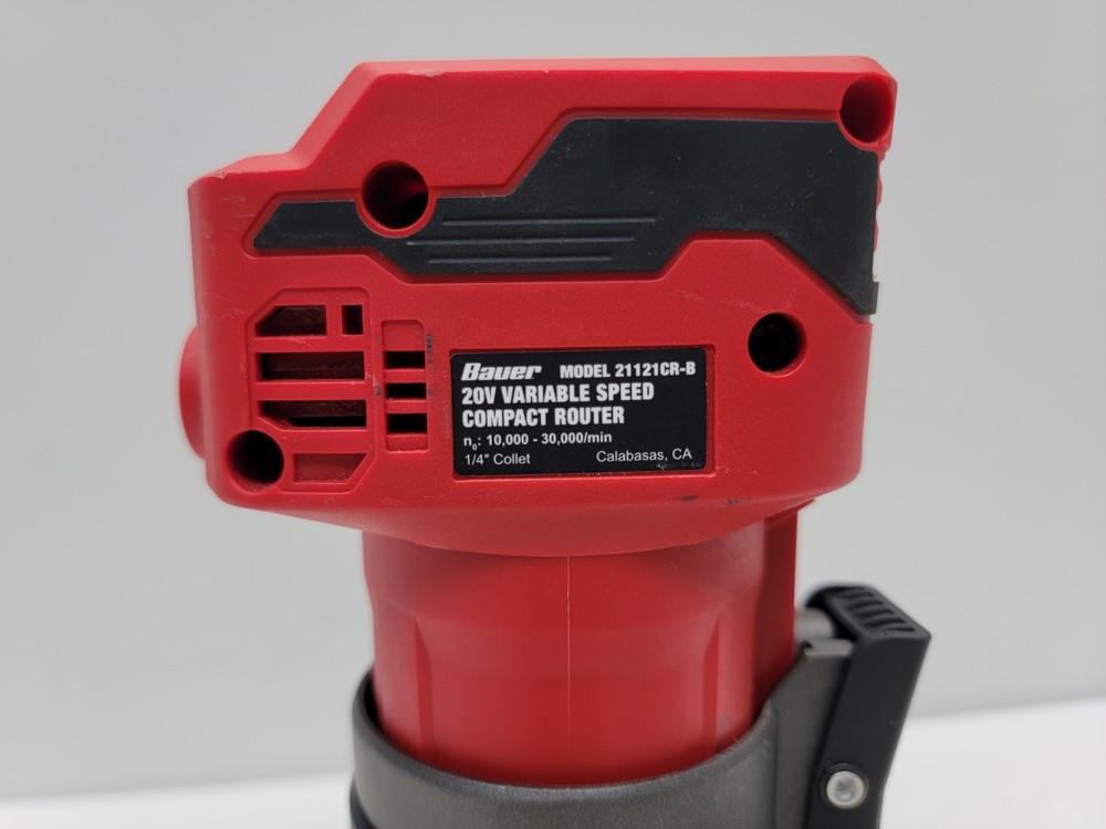 Bauer 21121CR-B Variable Speed Compact Router