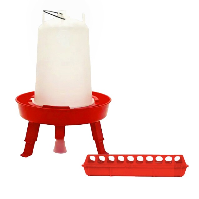 Drip Depot Chick Feeder & Waterer Set