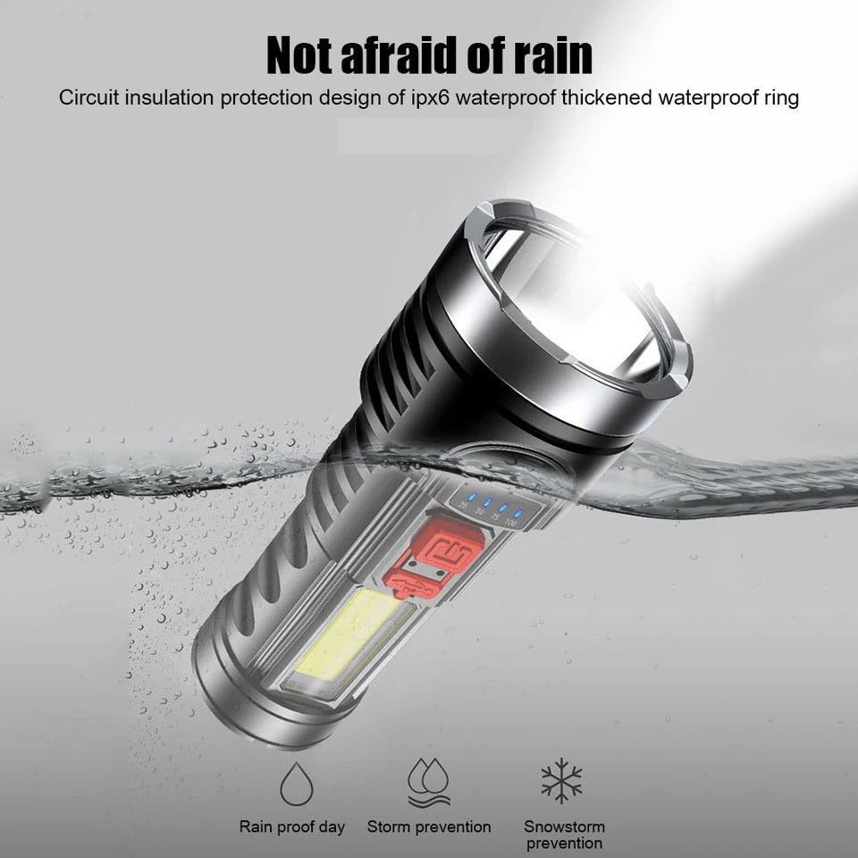 Super Bright 999000000 LM LED Torch Tactical Flashlight Lantern Rechargeable US