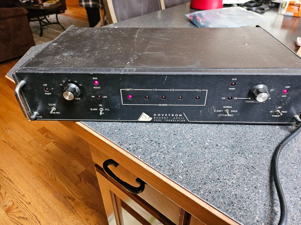 Dovetron Baudot - ASCII Code Translator  RTTY Terminal Unit - Untested