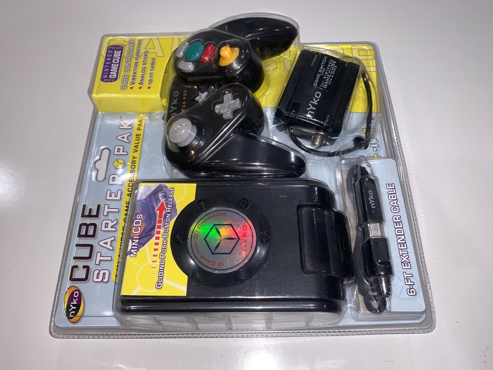 GameCube Starter Pak w/Controller (Brand New) + Power Supply + Video Cable Nice!