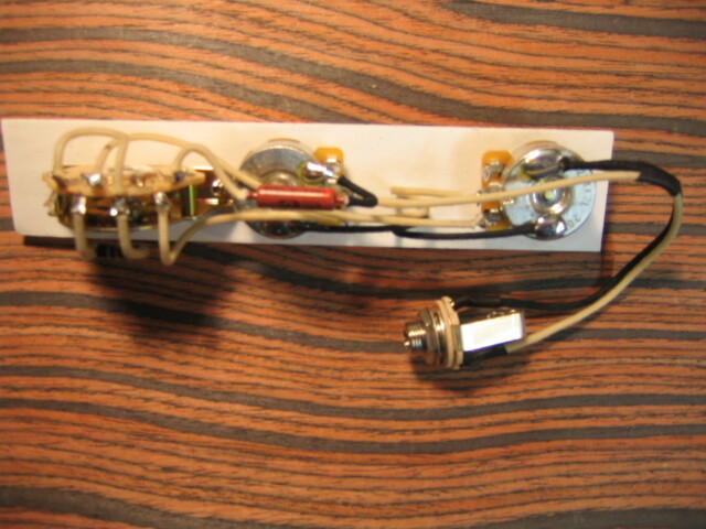 Modified Telecaster / Broadcaster / Double Esquire wiring harness with Blend