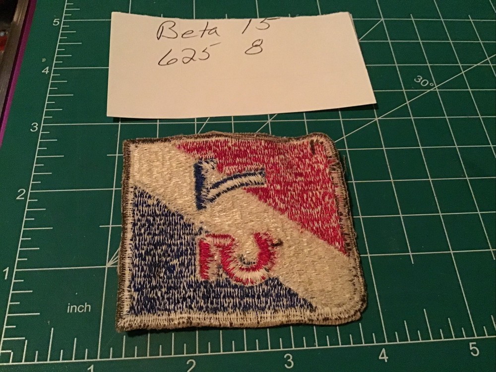 WWII US Army 75th Infantry Division Patch WW2 Snow Back