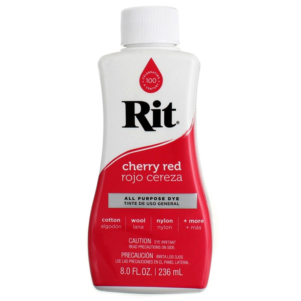 6 Pack Rit All Purpose Dye, Cherry Red, 8 fl oz