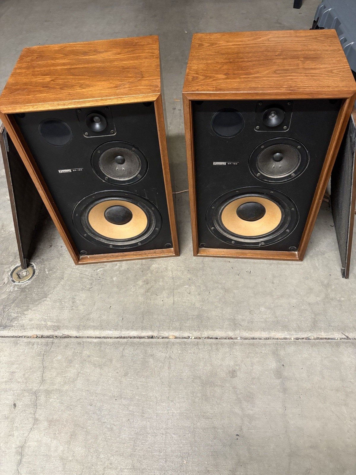 Vintage Sansui SP-150 Speakers, 3-way 12” Woofer Great Condition And Sound 🔥🔥