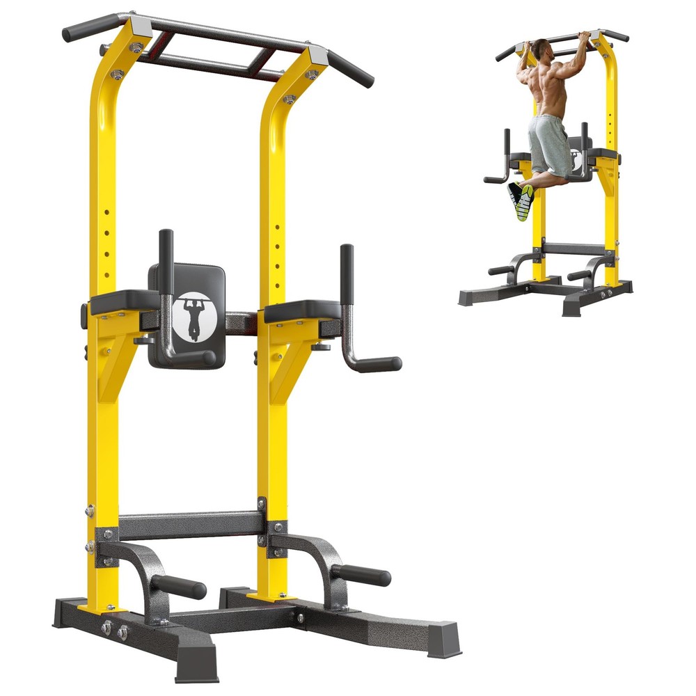 Multi-Function Power Tower Pull Up Bar Station Pull Up Dip Station for Home G...