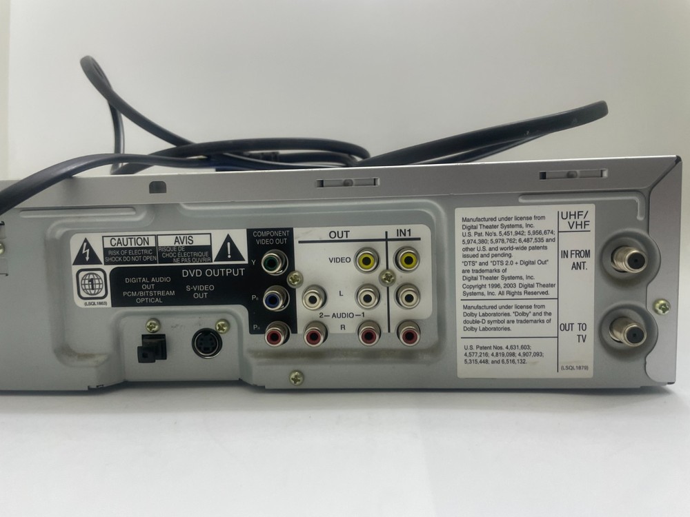 Panasonic PV-D4745s DVD / VHS Combo (No Remote)