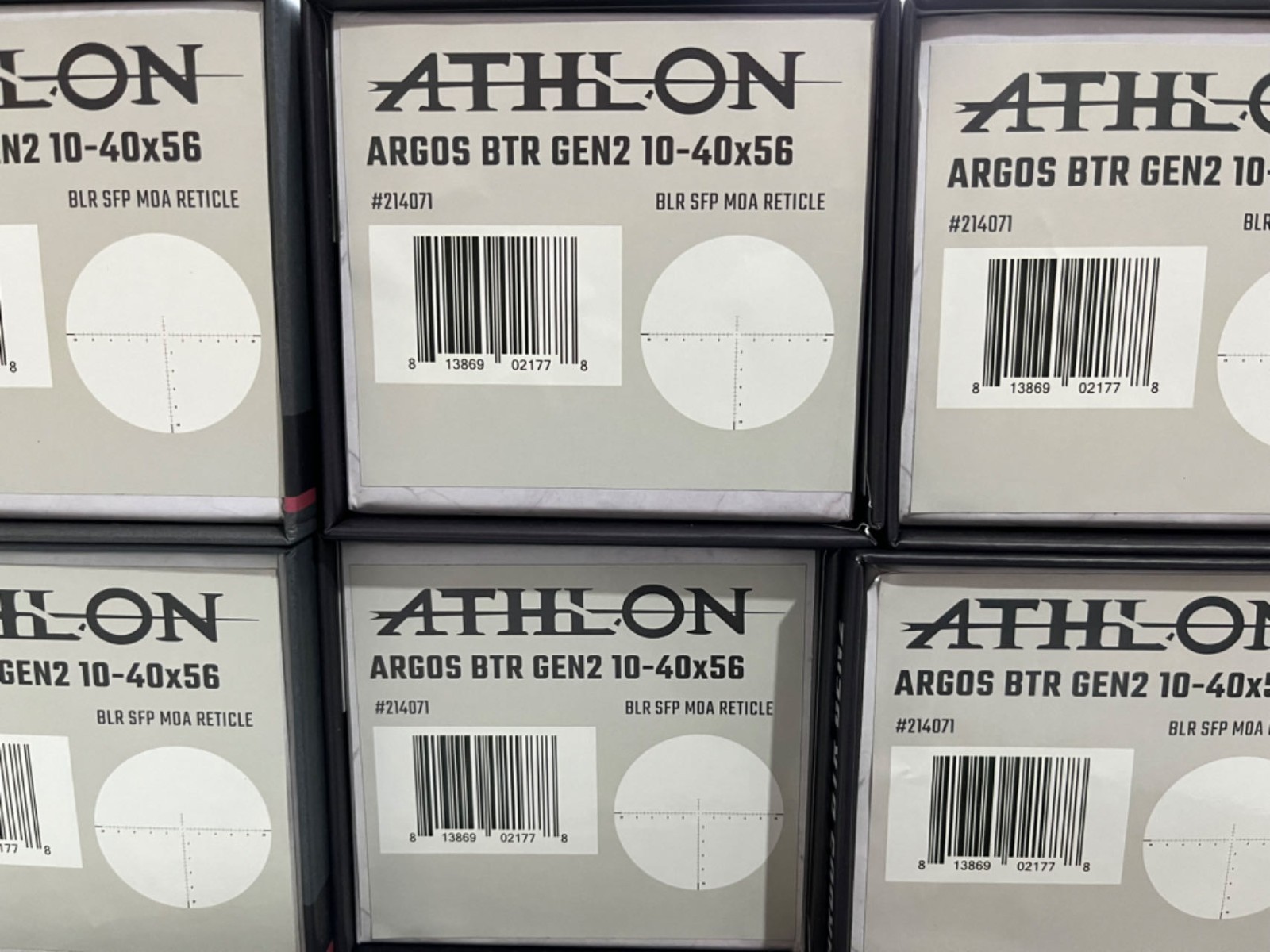 Athlon Argos BTR Gen2 10-40x56mm - APLR2 SFP BLR MOA Riflescope - 214071