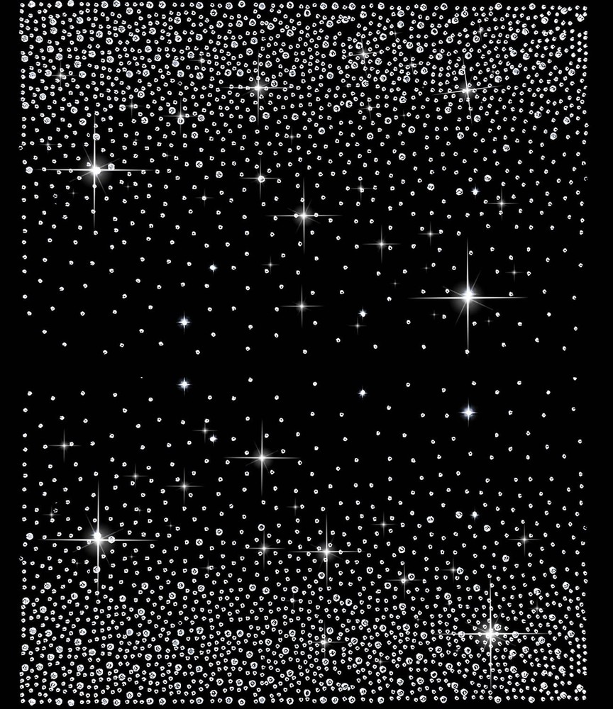 12 Sheets Iron on Rhinestone for Heat Press Gradient A 12Sheet, White