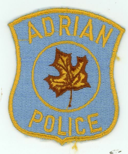 MICHIGAN MI ADRIAN POLICE NICE SHOULDER PATCH SHERIFF