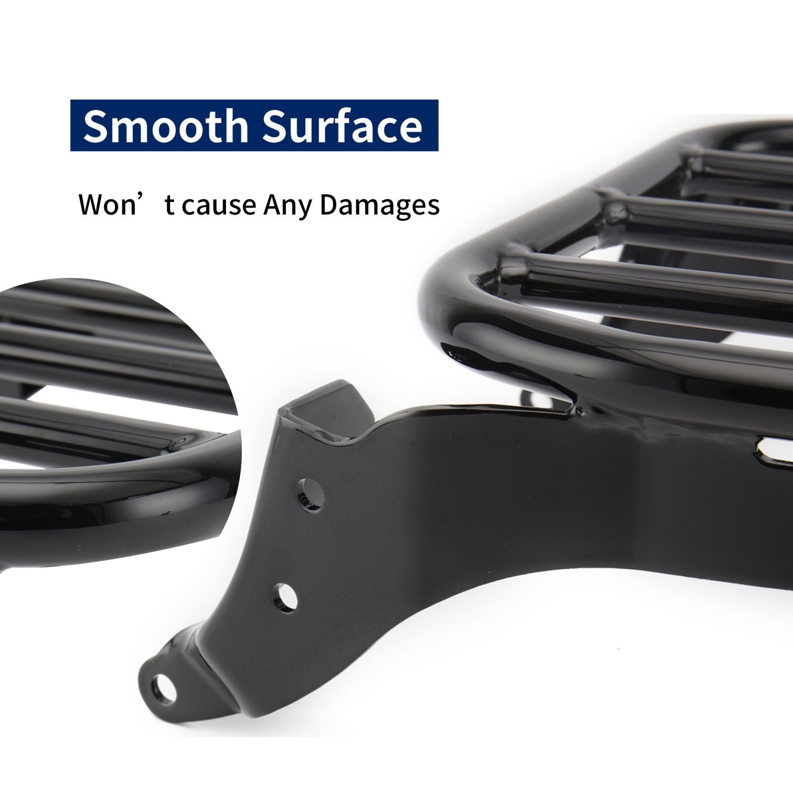 HoldFast Sissy Bar Upright Luggage Rack for Harley Softail Heritage FLHC 2018-up