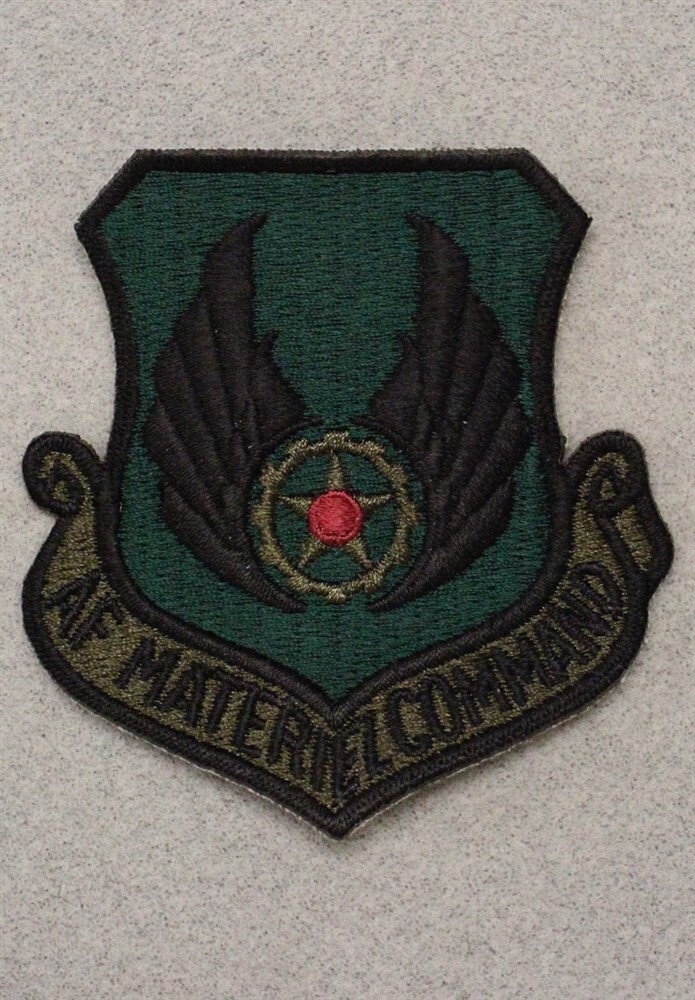 USAF Air Force Patch 116: AF Materiel Command - subdued, 3"