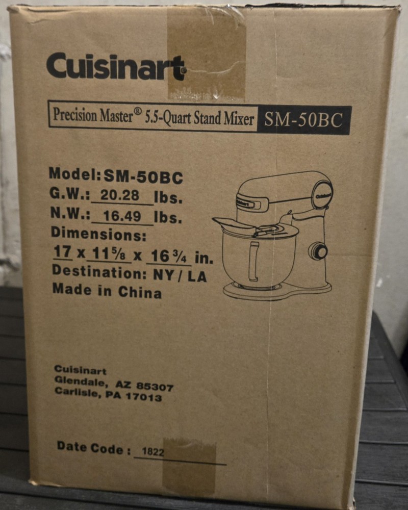 Cuisinart Precision Master 5.5qt Stand Mixer