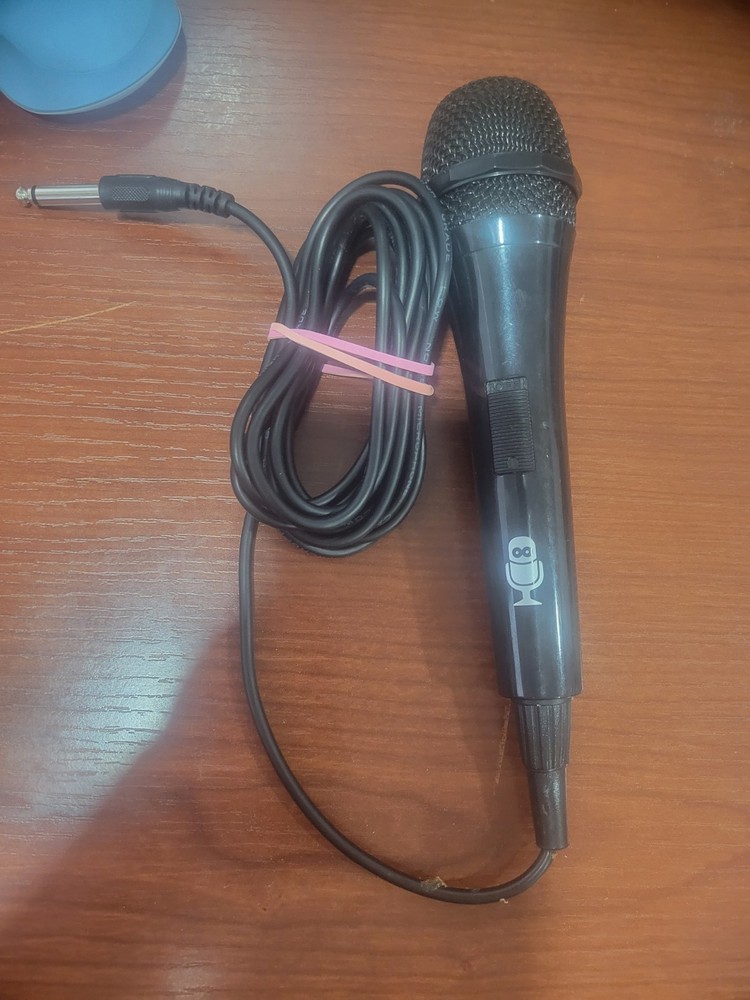 Mic Microphone with On Off Switch High Grade Low Noise Black