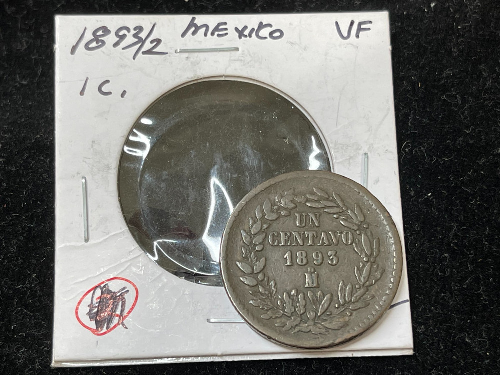 1893/2 ? Mexico One Centavo Coin