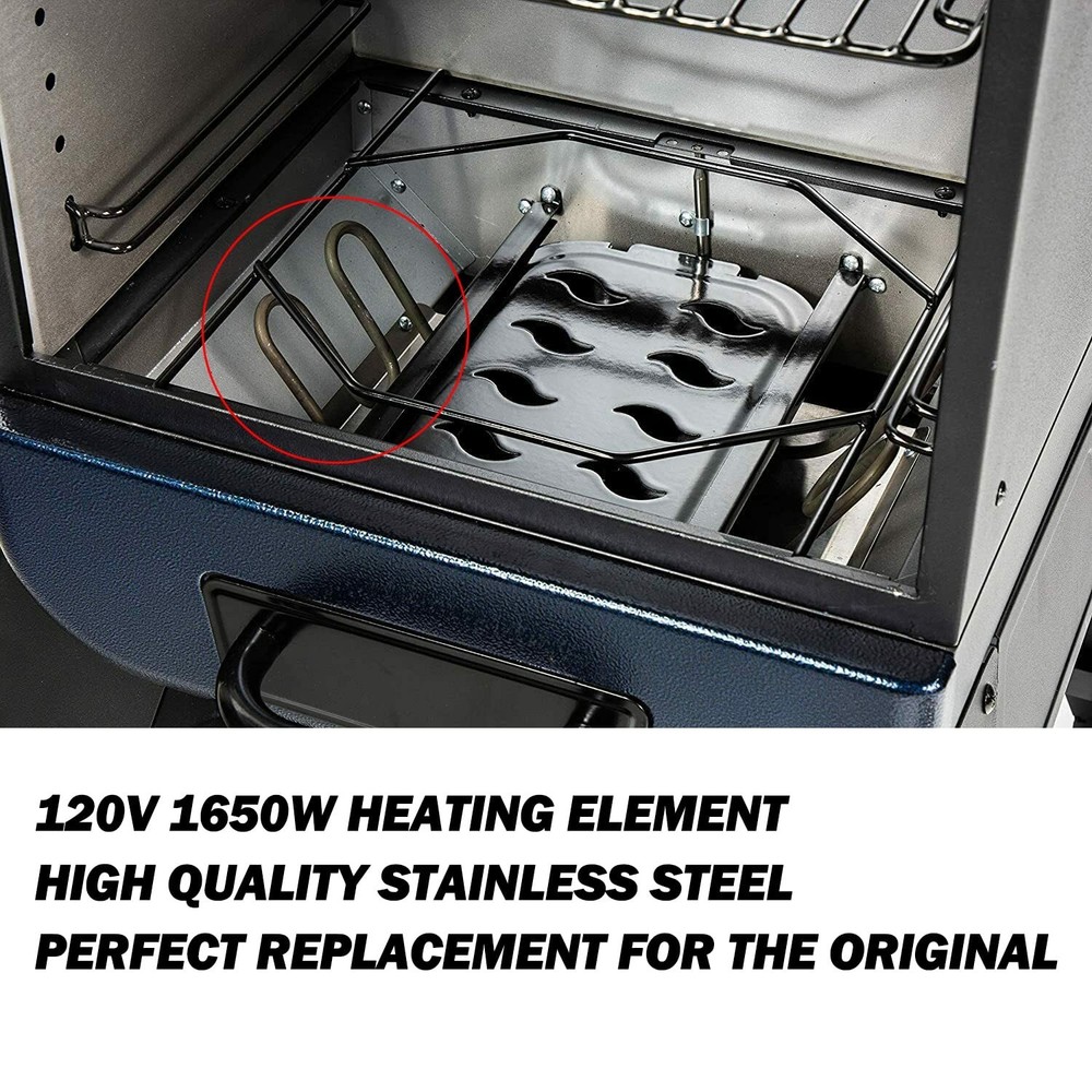 Replacement 1650W Heating Element for Pit Boss Electric Smoker - Easy Control