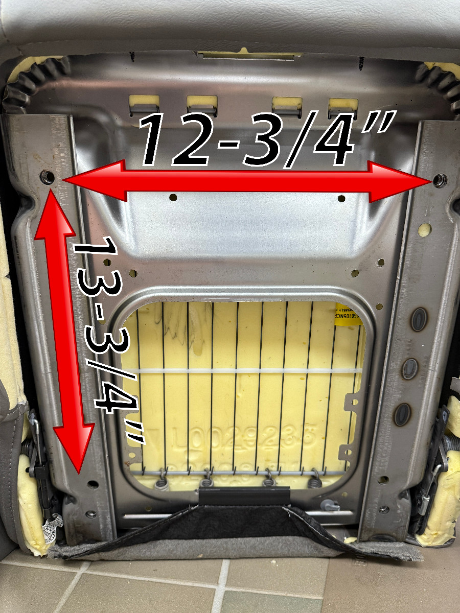 97-25 Chevy Express/GMC Savana Van Pair LH&RH Gray Cloth Power Bucket Seat