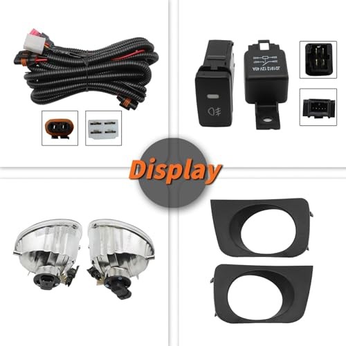 Fog Lights Assembly Compatible with 4Runner 2006 2007 2008 2009 Left and Right