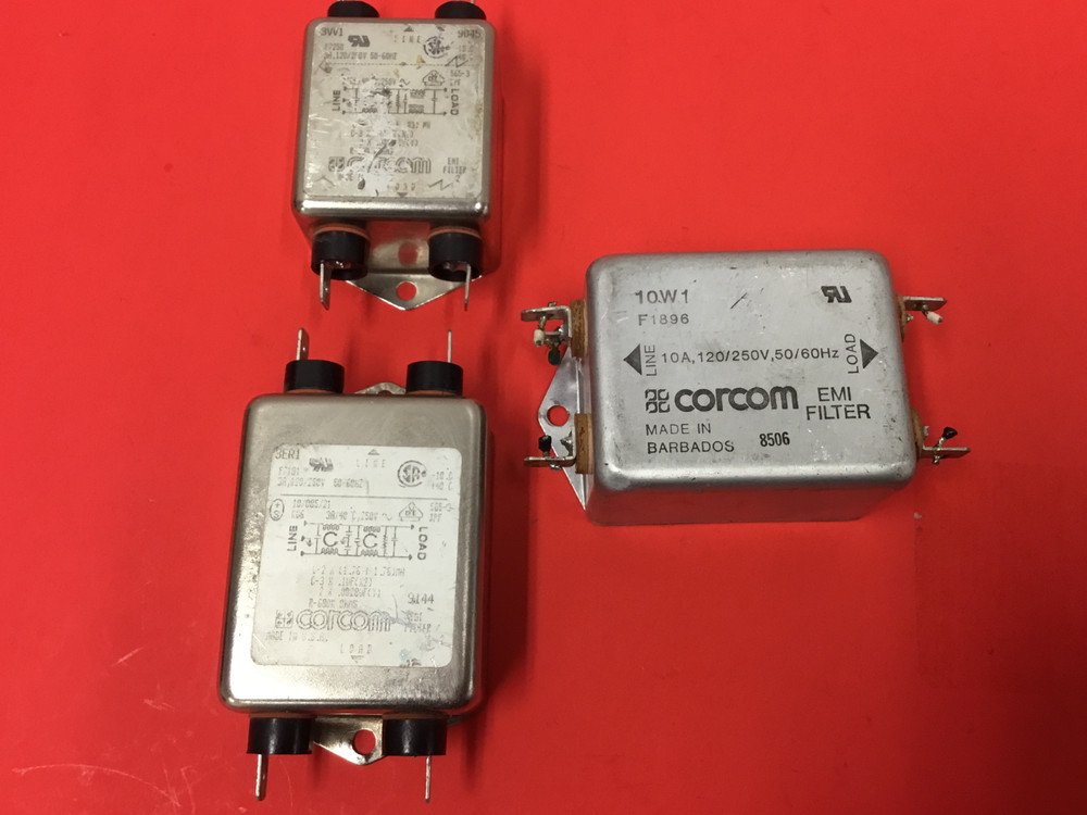 Mixed Lot of (5) - CORCOM EMI FILTER