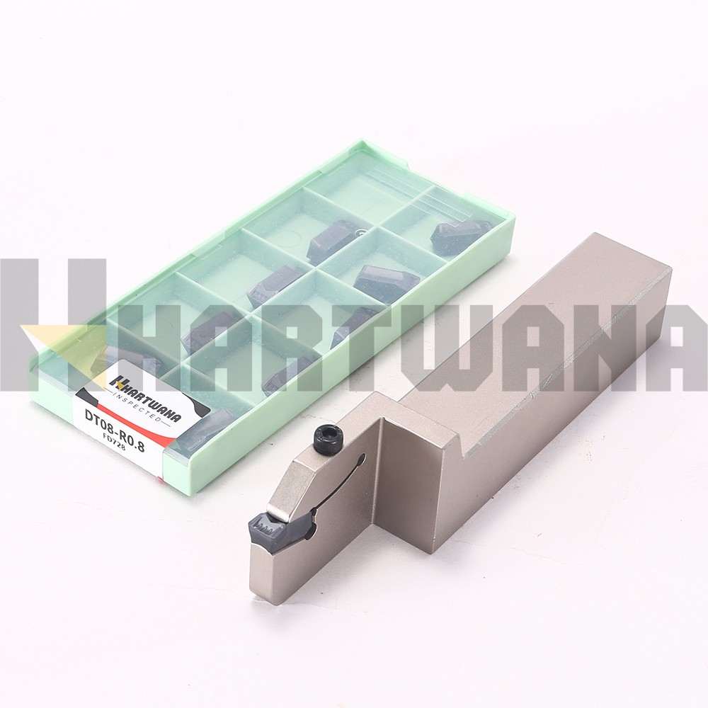 Lathe Grooving Left Hand Holder 25mm Indexable Grooving Inserts Width 8mm
